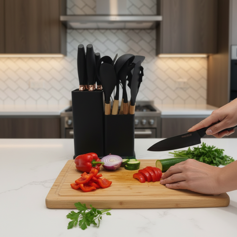 Silicone Kitchen Utensils 19 pcs