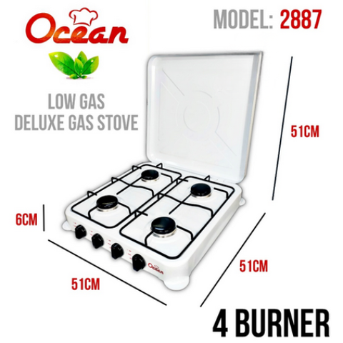Ocean Gas Stove Deluxe 4 Plate