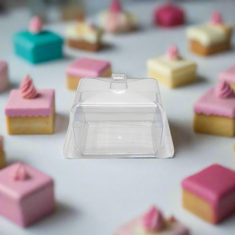 Decoratable Plastic Clear Cake Box Small