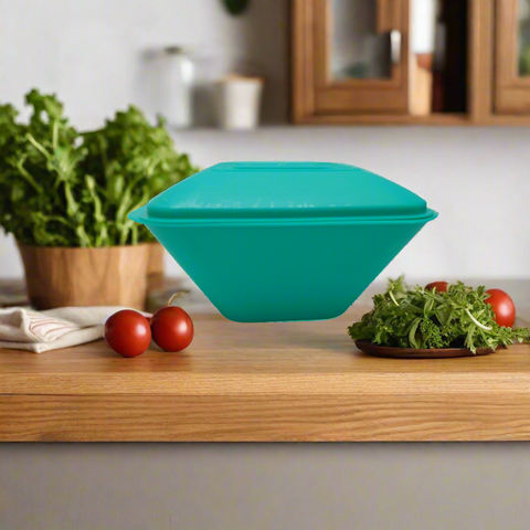 Olive Salad Bowl & Lid Prism 6 Liter
