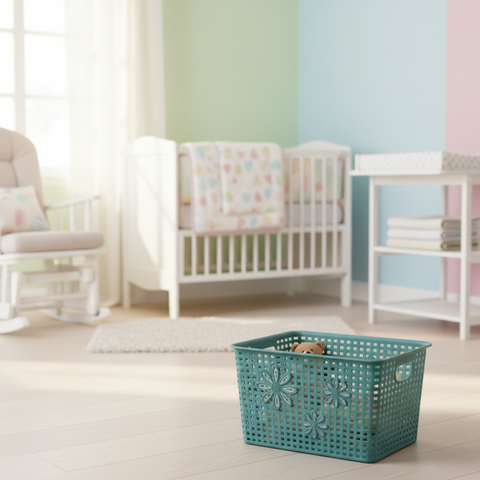 RATTAN BASKET 21.5*17.5*29CM