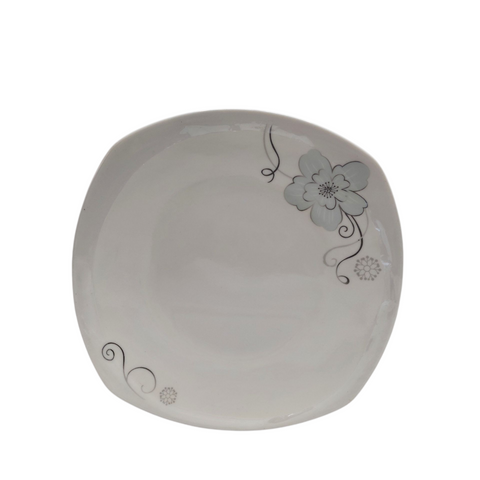 Melamine Square Round Plate 28cm