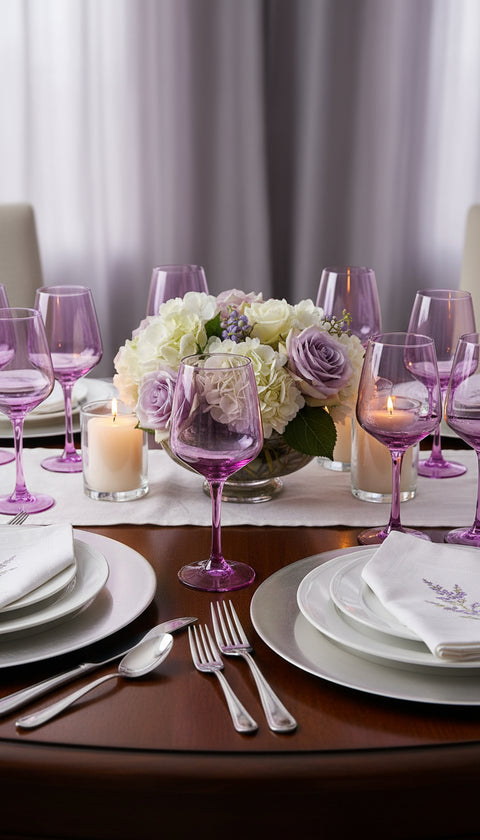 Elegant Wine Glass 6 pcs Set 6*21cm