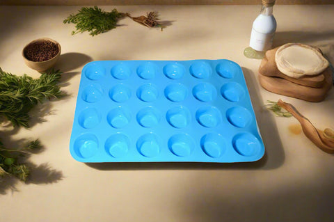 Non-Stick Silicone Cupcake Muffin Tray 24 Cup 22*33CM