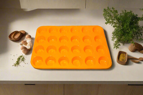 Non-Stick Silicone Cupcake Muffin Tray 24 Cup 22*33CM