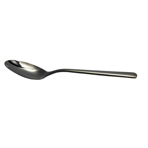 Black Stainless Steel Tea Spoon 6 PCS Square