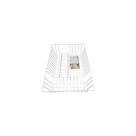 White Steel Dish Draining Rack
