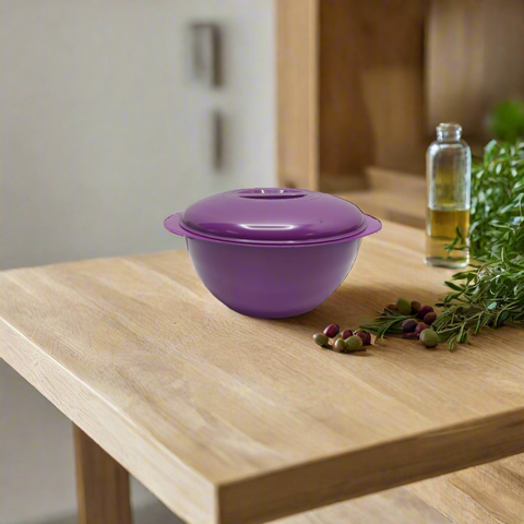 Olive Jumbo Salad Bowl & Lid  10Lt