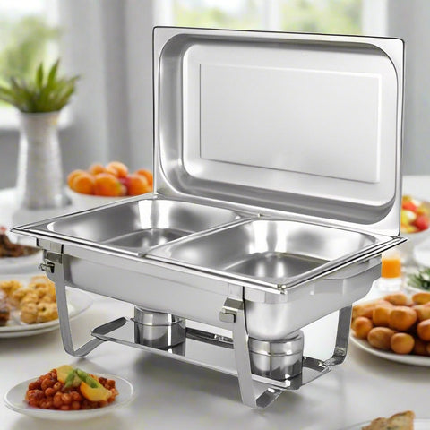 Stainless Steel Double Chafing Dish