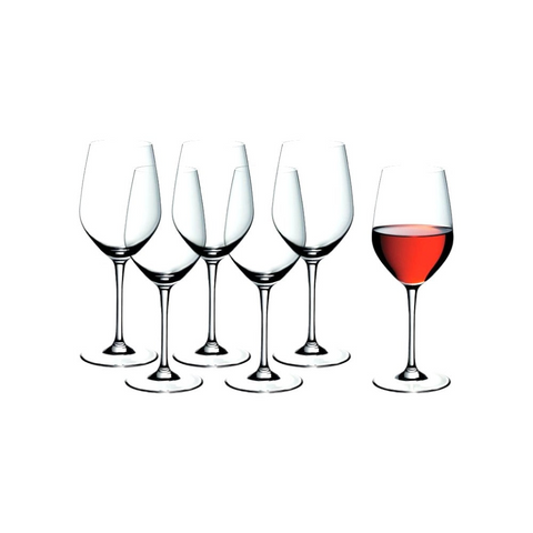 Red Wine Glass 6Pcs Set