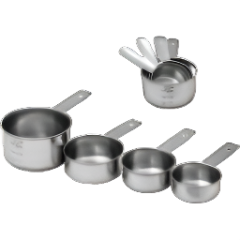 Bakeware Measuring Cup Stainless Steel 4 Piece Set