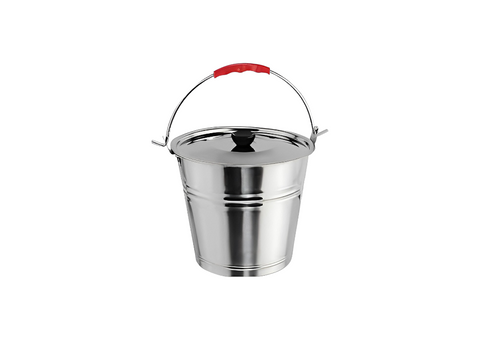 Bucket & Lid Stainless Steel 20 liter