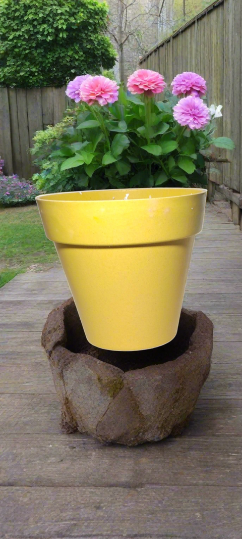 Garden Décor Modern Plastic Flower Pot 19.2*17.5cm