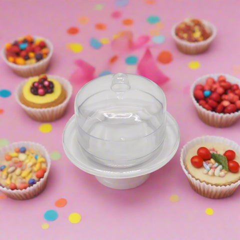 Plastic Clear Cake Round Box Small
