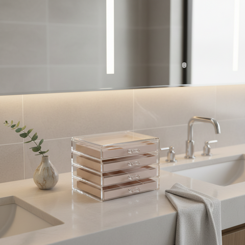 Jewelry Storage Box 5 Layer Acrylic