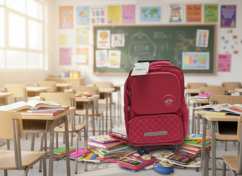 Power Land School Trolley Bag.
