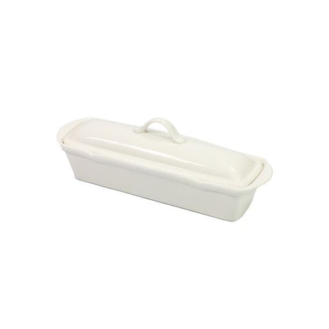 Rectangular Ceramic Cook and Serve Dish with Lid Allied-28.3*9*10cm