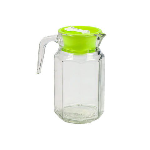 Glass Jug 500ml - Green Lid